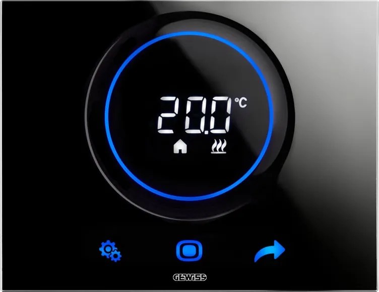 Termostato intelligente e connesso a parete GEWISS GW16970CN bianco