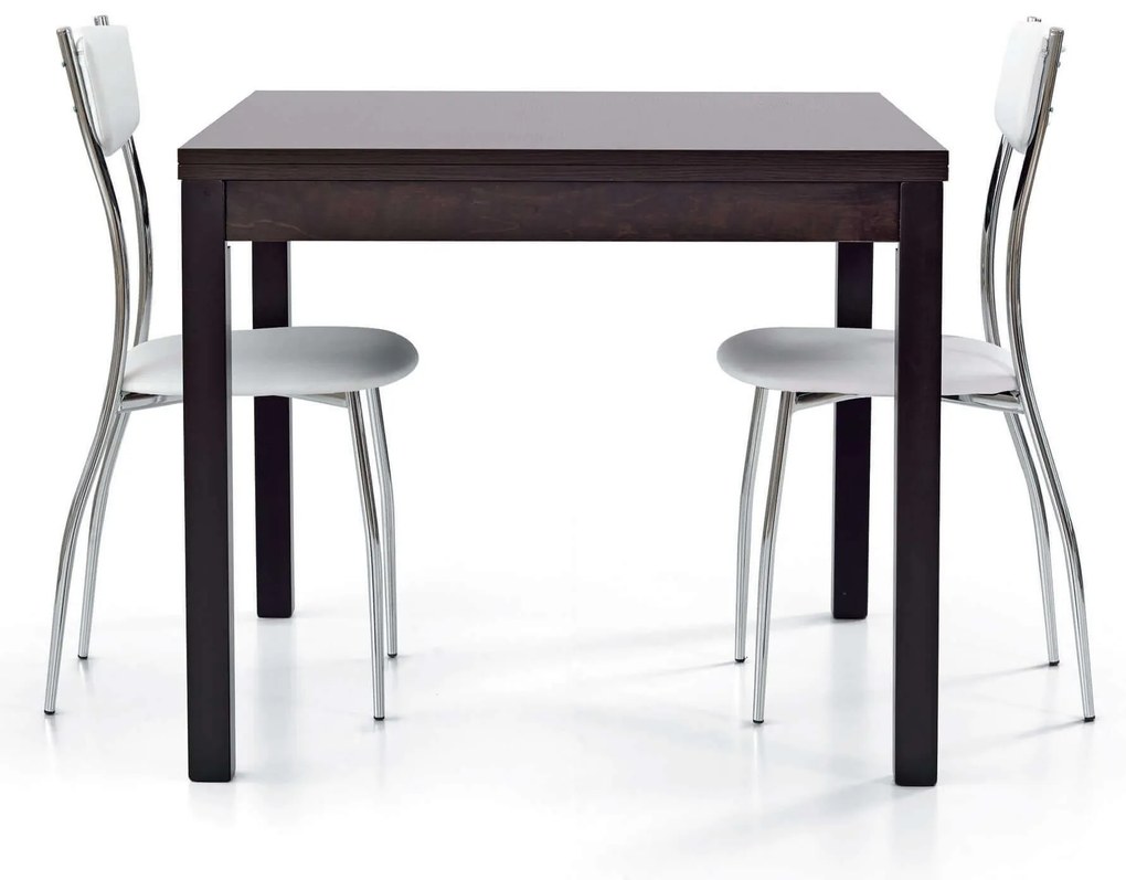 GARRETT - tavolo da pranzo moderno allungabile a libro 90 cm