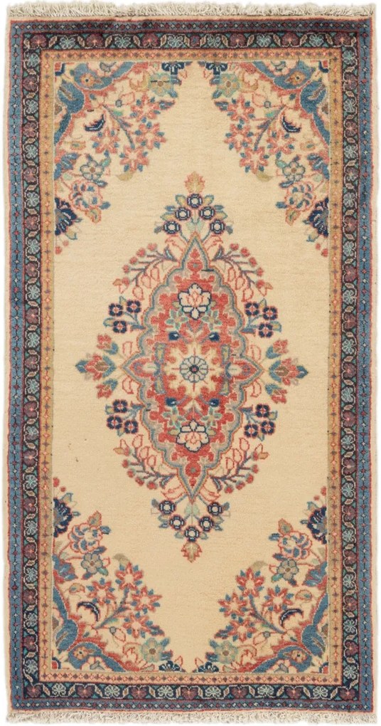 Sarouk Tappeto 60x120 (Iran) Annodato A Mano