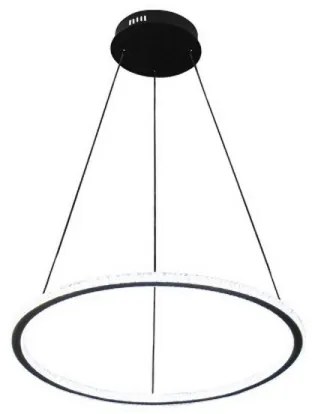 Lampadario LED dimmerabile a sospensione con cavo, 90 W/230 V, 3000–6500 K, Ø 60 cm, con telecomando