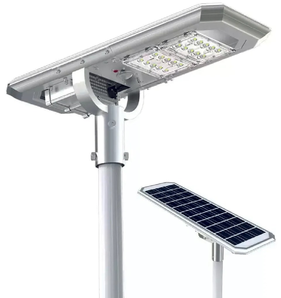 Lampione Energia Solare 2000 Lumen con programmazione illuminazione