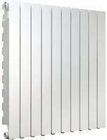 Radiatore acqua calda PRODIGE Modern in alluminio, 10 elementi interasse 80 cm, bianco
