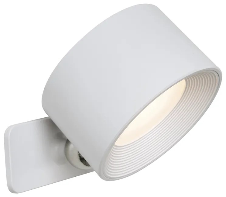 Set di 4 luci moderne da parete e da soffitto bianche con LED ricaricabile - Bright