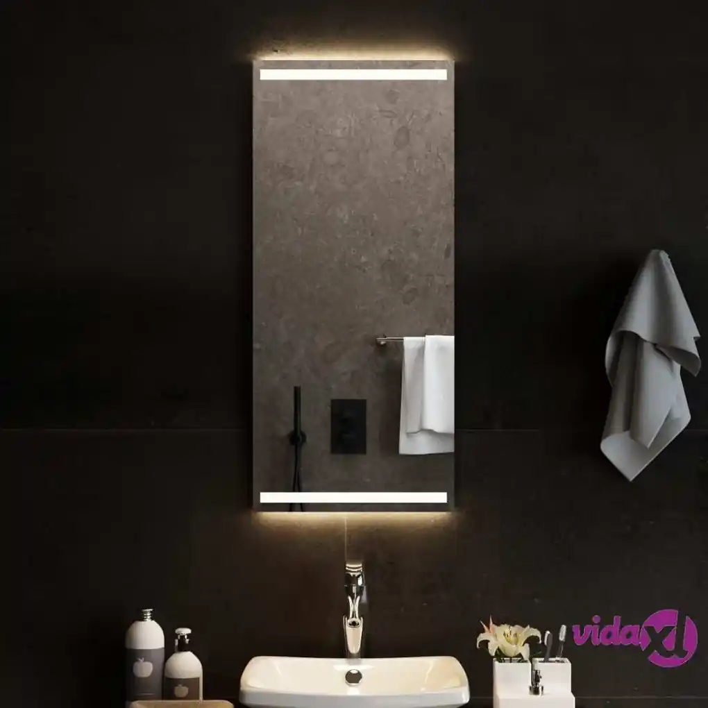 VidaXL Specchio da Bagno con Luci LED 20x40 cm