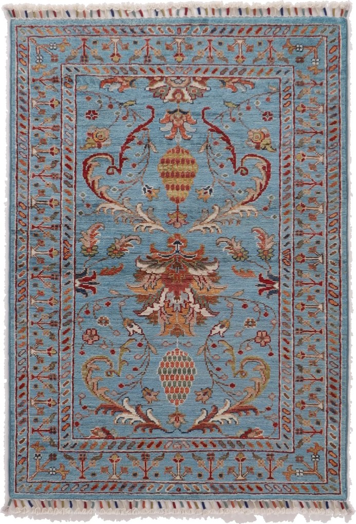 Samarkand Tappeto orientale 90x120 (Afghanistan) Annodato A Mano