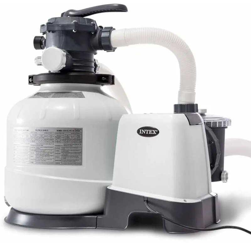 Intex - Pompa con Filtro a Sabbia Krystal Clear 26648GS 10,5 m³/h