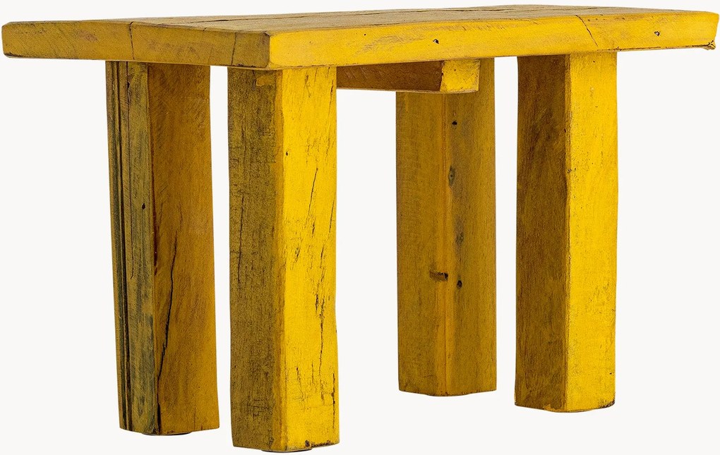 Sgabello in legno di recupero Porir
