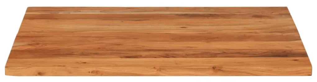 Piano per tavolo 80x80x3,8 cm quadrato legno massello di acacia