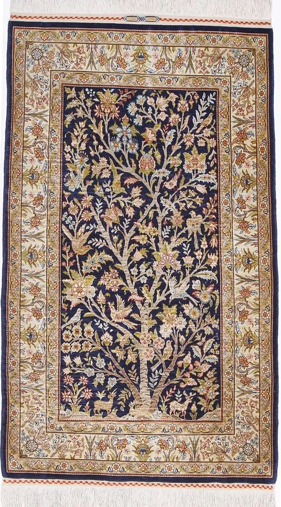 Hereke Tappeto 60x100 Beige (Tacchino) Annodato A Mano