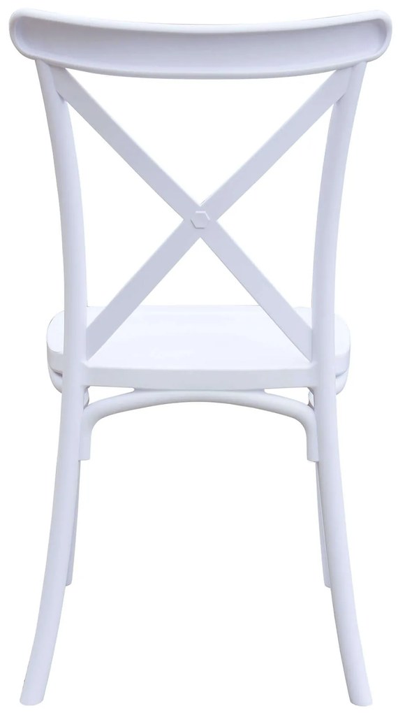POLY - sedia da esterno vintage in resina