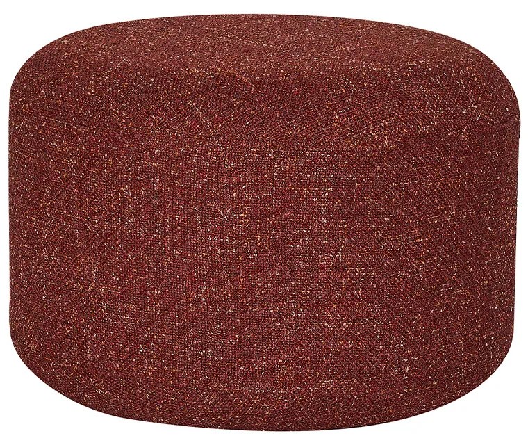 Hübsch - Marshmellow Pouf Small Rosso Hübsch