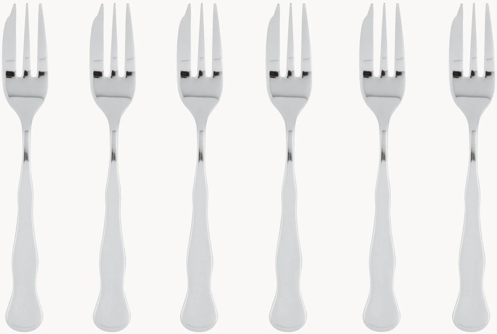 Set di 6 forchette da dessert in acciaio inossidabile 1965