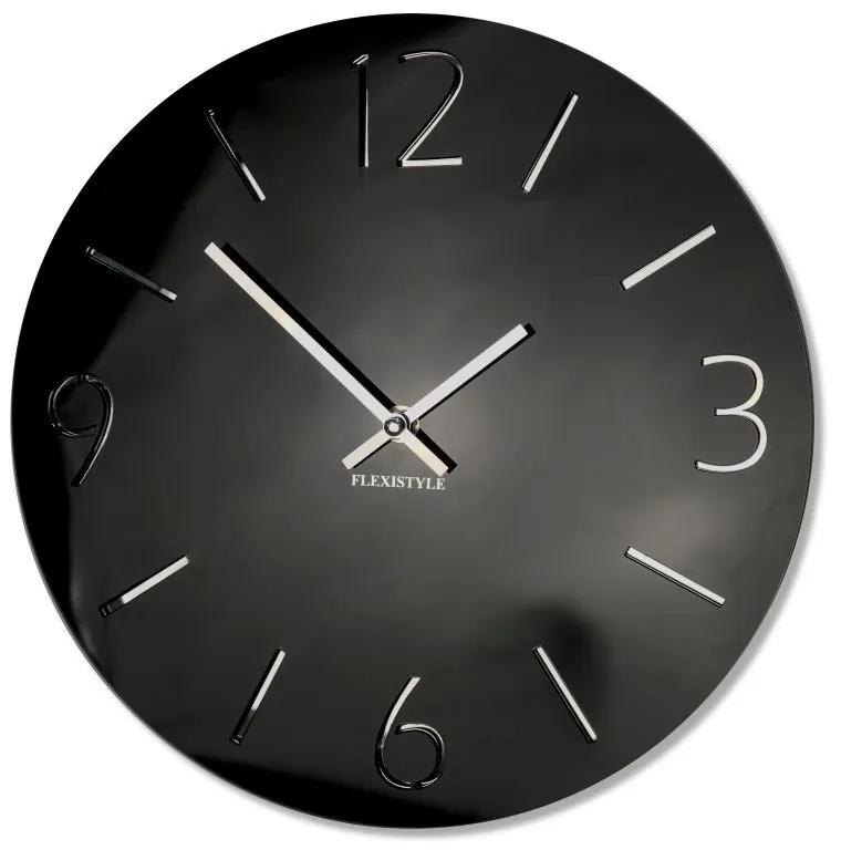 Lussuoso orologio nero da parete per il soggiorno