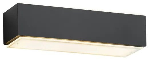 Argon 8366 - Lampada da parete CARLSON 1xE27/15W/230V 30 cm nero