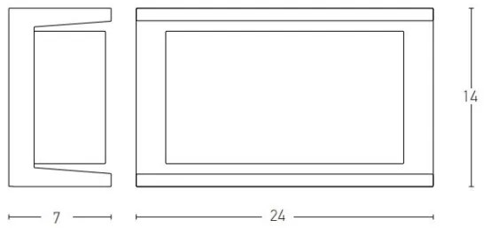 Zambelis E149 - Applique da esterno 1xE27/18W/230V IP54 antracite