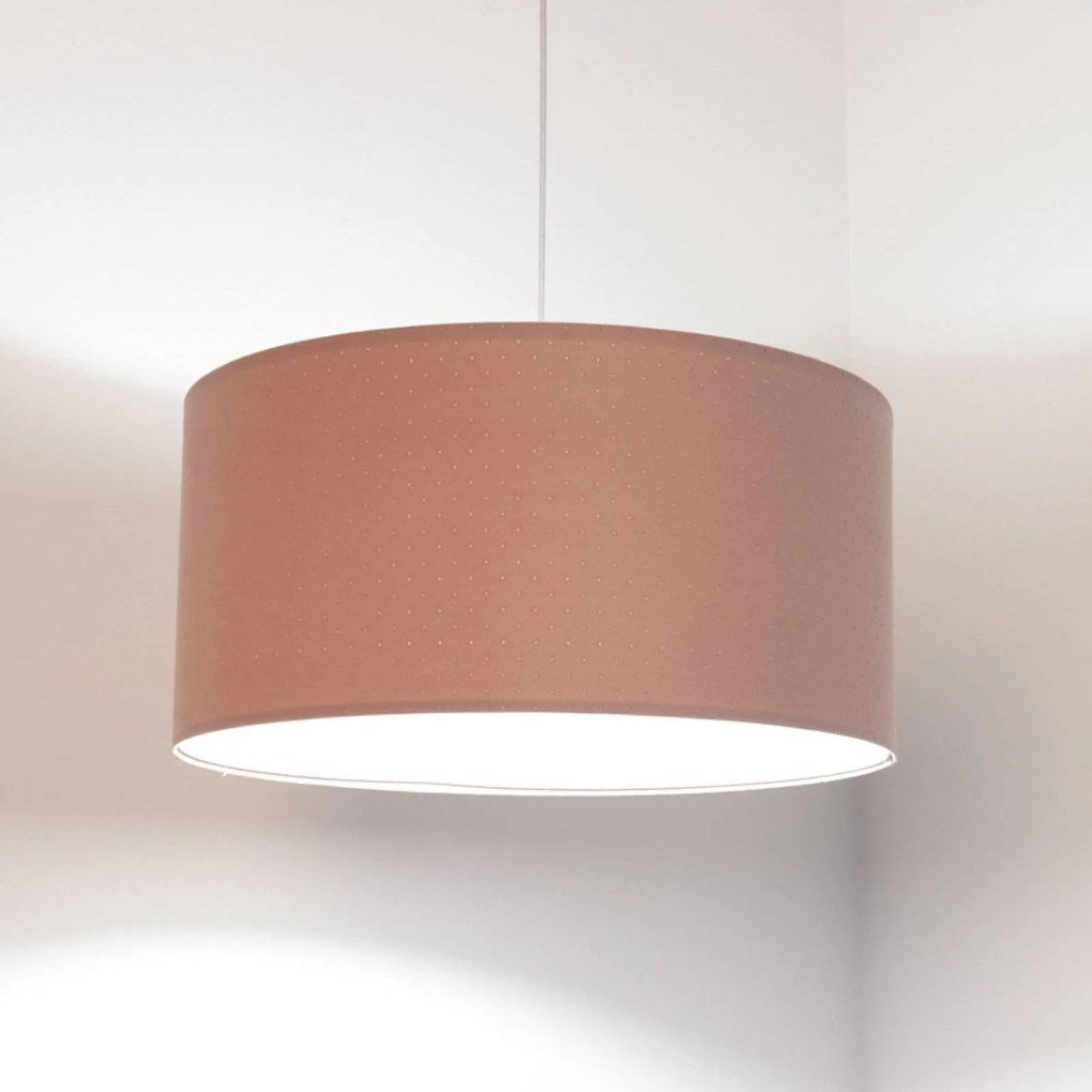 Maco Design Sospensione Rosabelle, cilindro rosa 1 luce Ø50cm