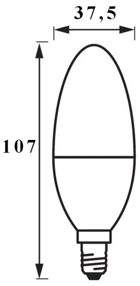 SET 3x Lampadina LED dimmerabile SMART+ E14/5W/230V 2700K Wi-Fi - Ledvance