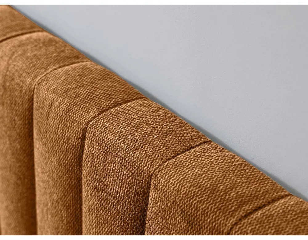 Letto matrimoniale con griglia 160x200 cm in colore rame/naturale Oceane - Bobochic Paris