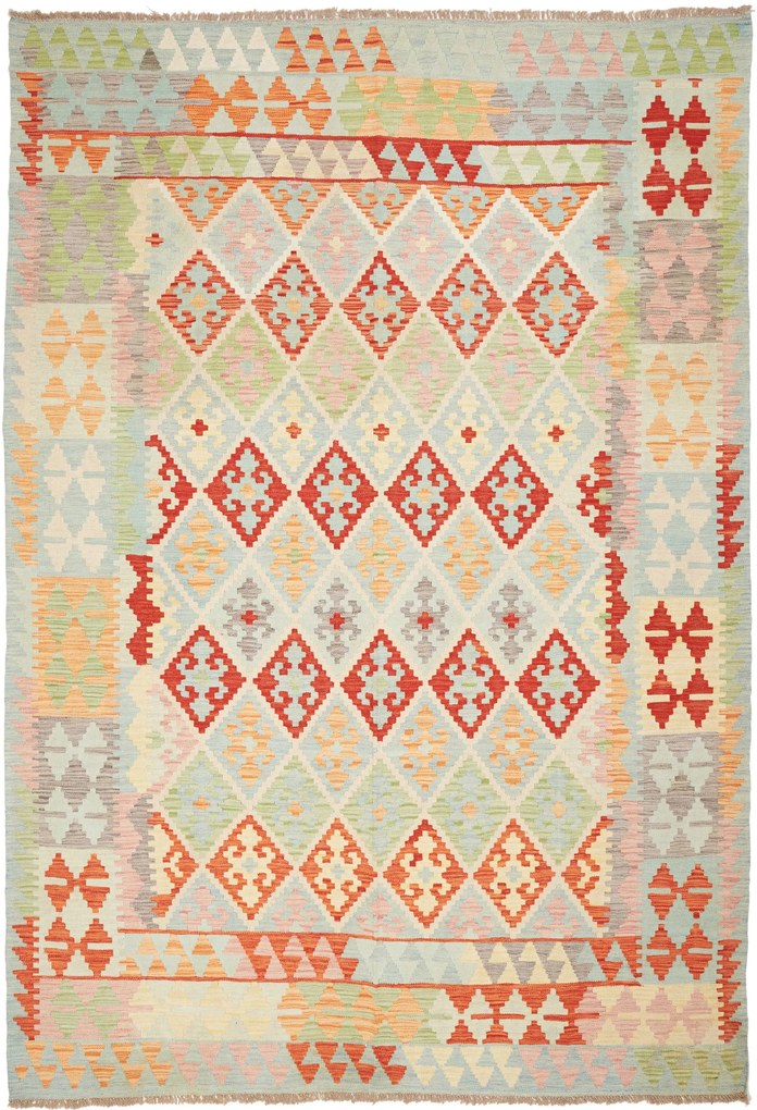 Kilim Tappeto 290x210 (Pakistan) Tessuto A Mano