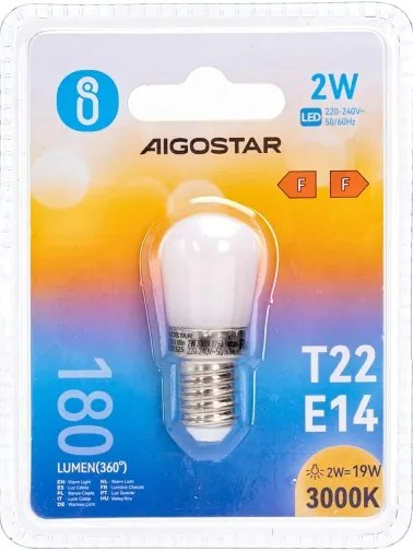 Lampadina LED per frigorifero T22 E14/2W/230V 3000K - Aigostar