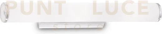 Camerino applique in alluminio e vetro 4 luci attacco e14 65cm