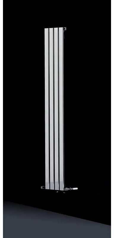 Kamalu - termoarredo radiatore bagno 180x30cm con elementi piatti modello kam-370