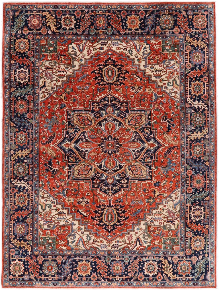 Heriz Tappeto 270x360 (Pakistan) Annodato A Mano