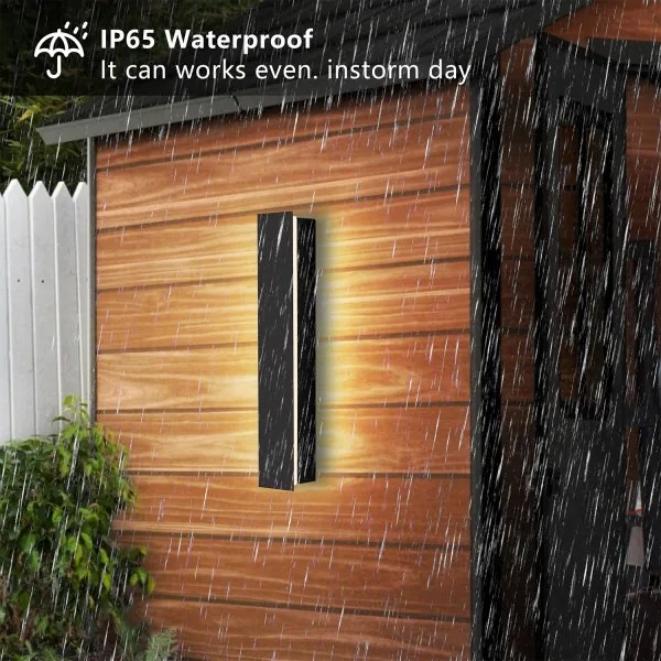 Brilagi - Applique LED da esterno LINEAR 8W/230V 4000K IP65 nero