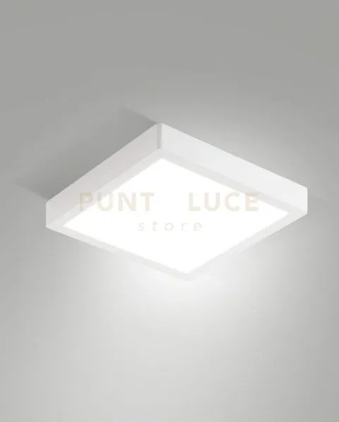 Gian plafoniera esterno bianco led 24w 3000k 3060lm 24cm ip54