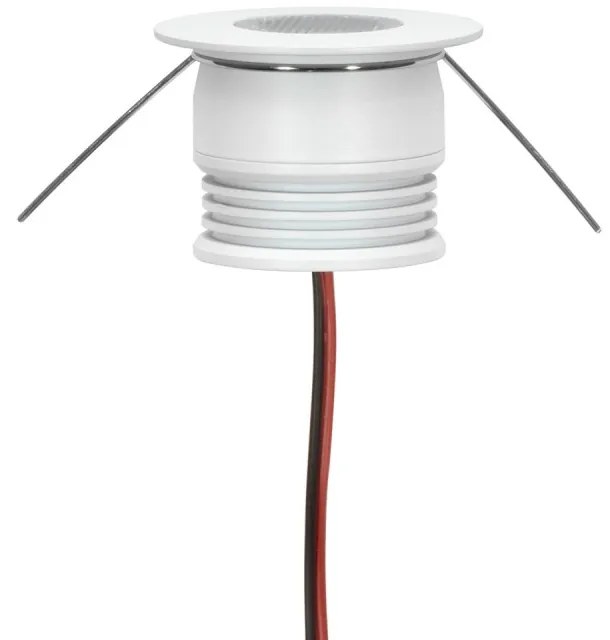 Faretto Segnapasso LED 3W, IP44, Bianco, 25°,220 - LED OSRAM Colore  Bianco Caldo 2.700K