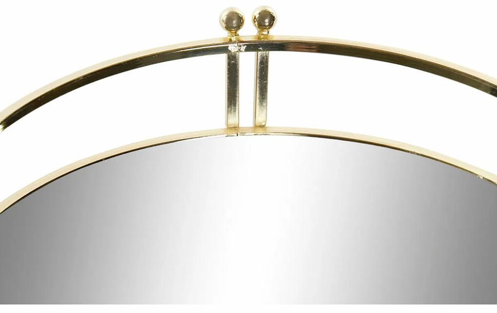 Vassoio per aperitivi DKD Home Decor 21,5 x 21,5 x 5,5 cm Specchio Dorato Metallo Glam