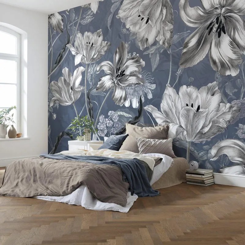 Fotomurale KOMAR Merian blue, Multicolore 350X250 cm