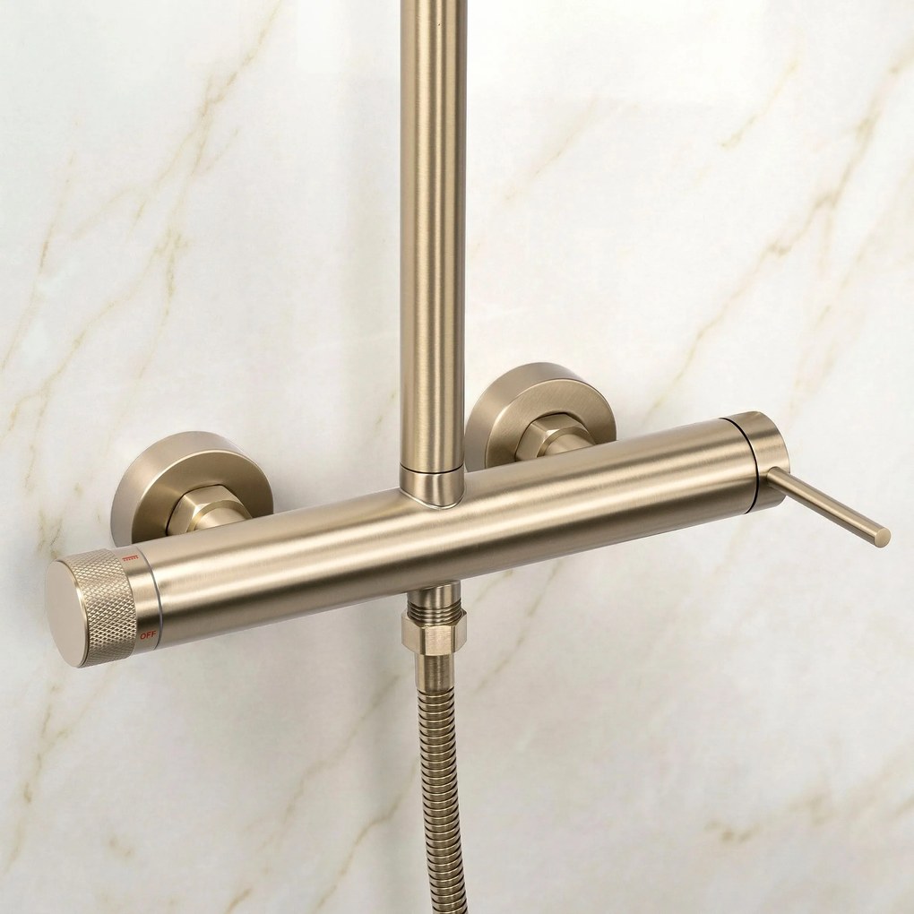 Set doccia Rea Foss Clif Brush Gold