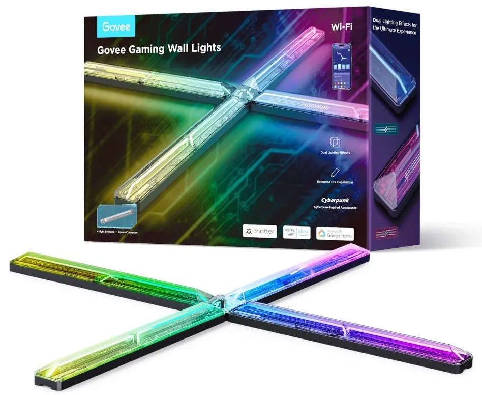 Govee - Smart Gaming (4+1) Applique RGBIC Wi-Fi