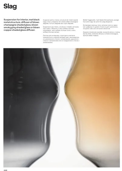 Redo 01-1844 - Lampadario a sospensione con filo SLAG 1xE27/42W/230V diametro 40 cm beige