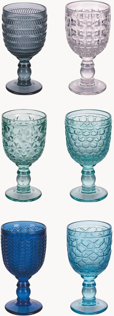 Calici da vino rosso Geometries, 6 pz