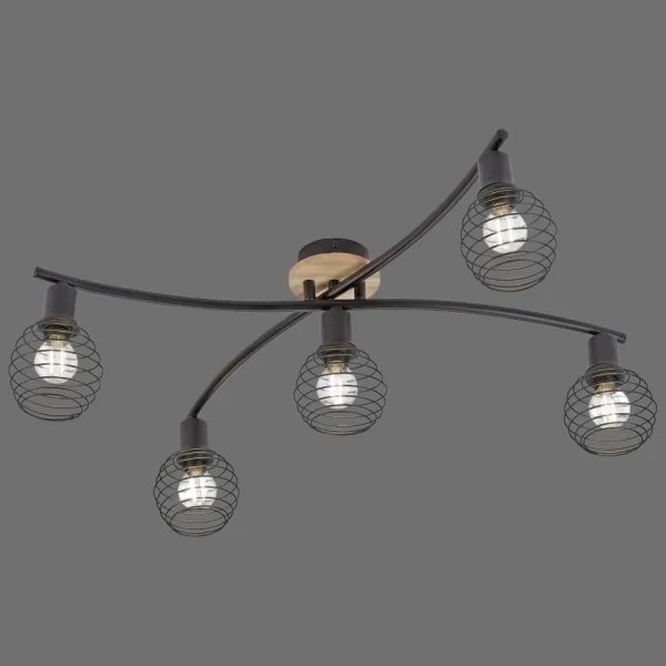 Leuchten Direkt 15925-79 - Lampadario a plafone EUGEN 5xE14/40W/230V