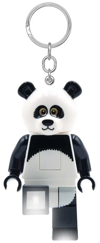 Portachiavi bianco e nero con torcia Iconic Panda - LEGO®