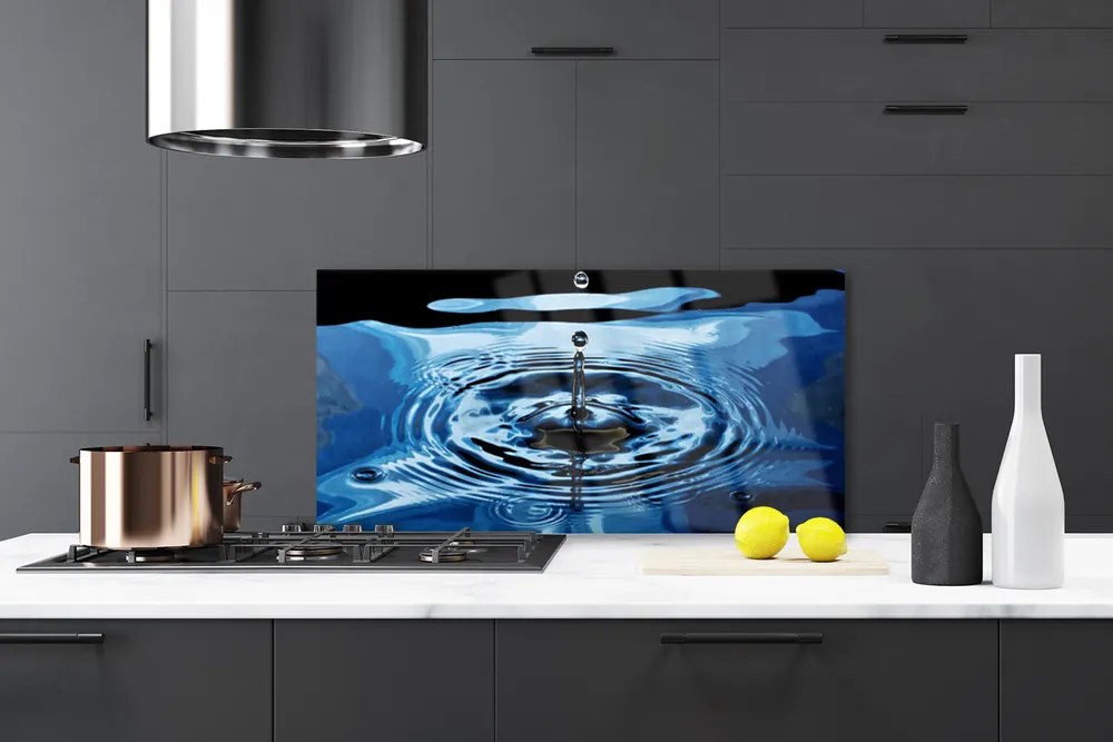 Pannello paraschizzi cucina Acqua Art 140x70 cm