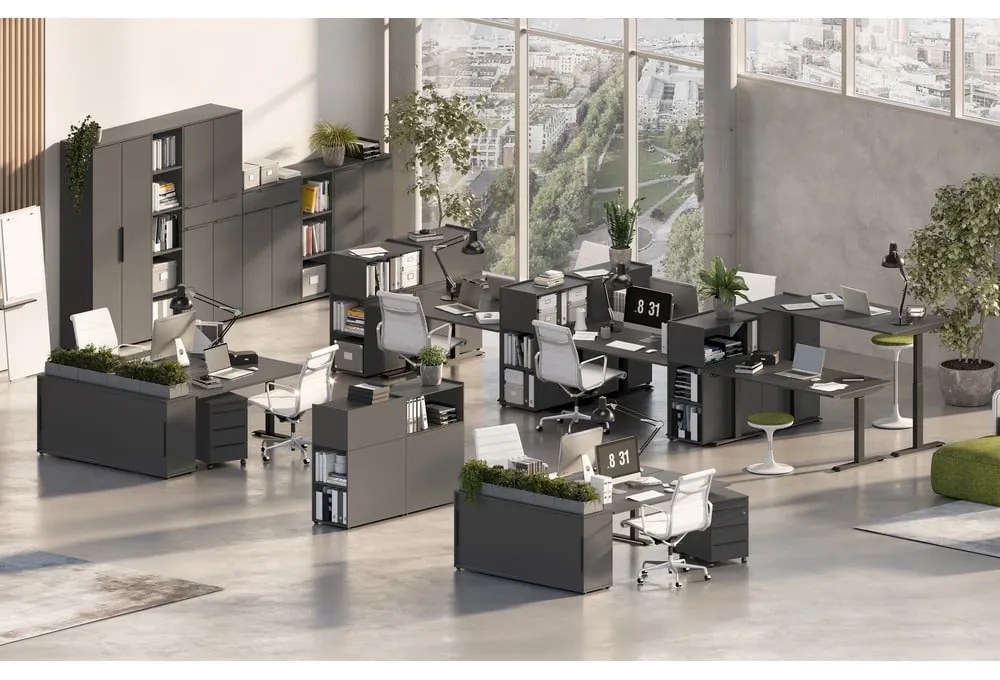 Tavolo da lavoro regolabile in altezza 80x160 cm Mailand - Germania