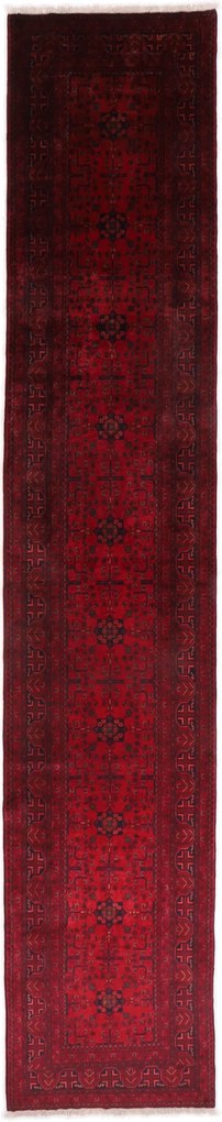 Afghan Tappeto orientale 90x480 (Afghanistan) Annodato A Mano