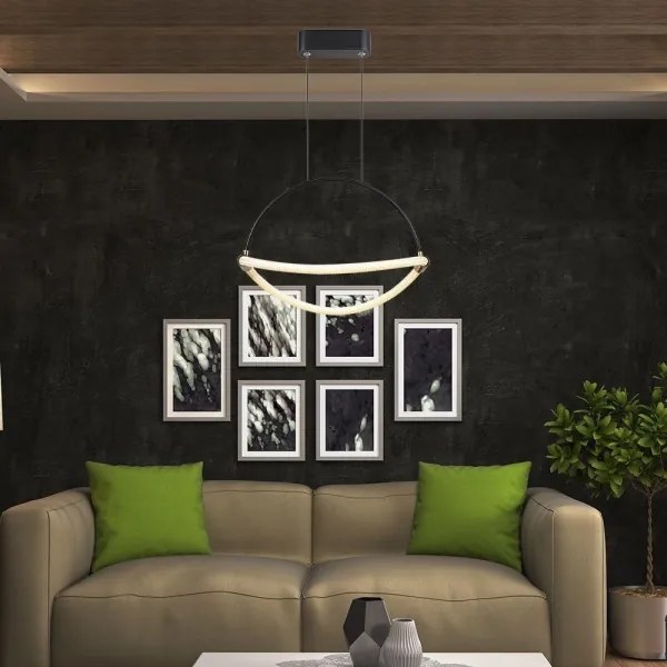 Lampadario LED a sospensione con filo LED/12W/230V 3000K