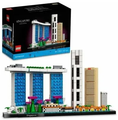 Playset Lego 21057 Architecture - Singapur 827 Pezzi