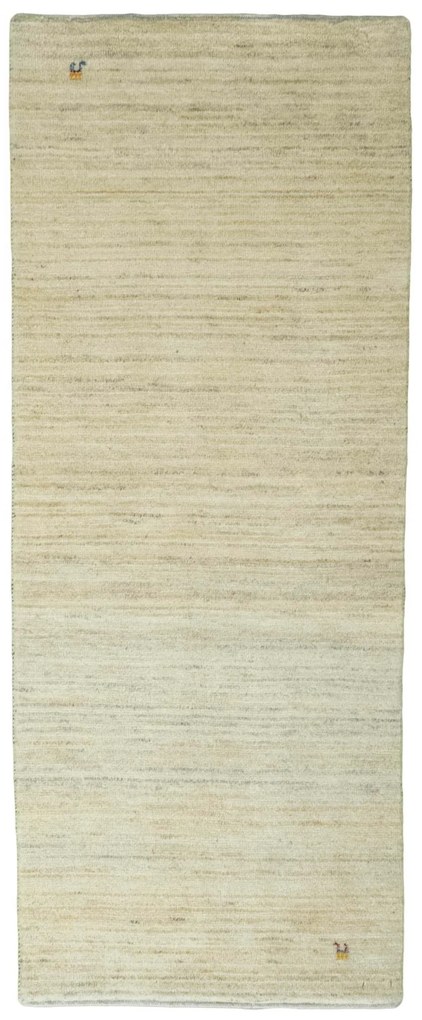 Gabbeh Tappeto 200 x 80 Beige (Iran) Annodato A Mano