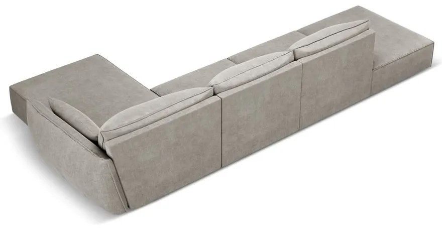 Divano angolare grigio chiaro (angolo destro) Vanda - Mazzini Sofas