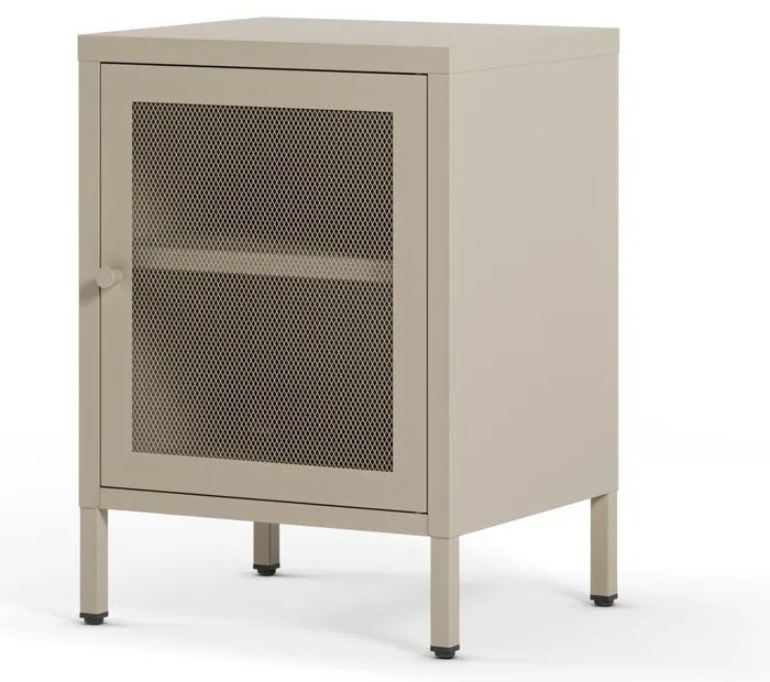 Comodino color crema Fayna – Marckeric