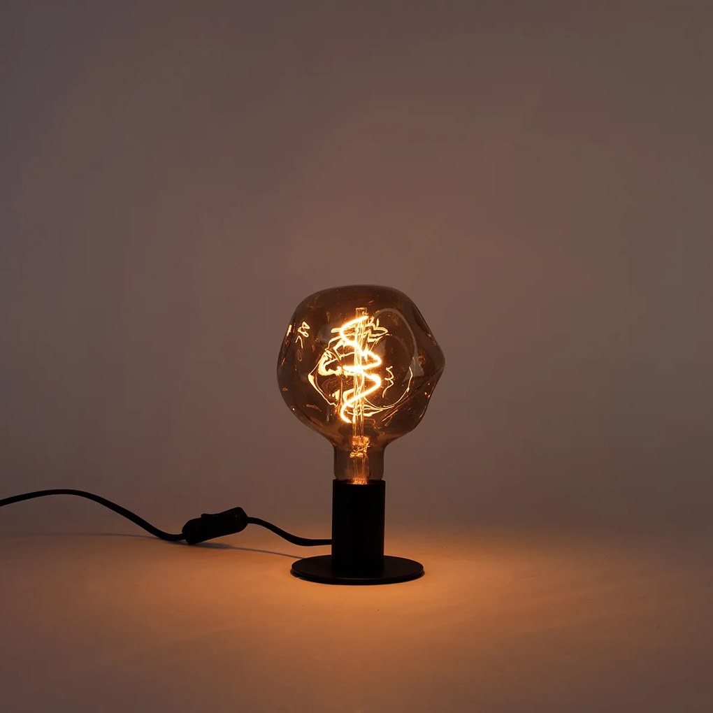 Lampadina LED dimmerabile E27 G125 bronzo 4W 120lm 1800K