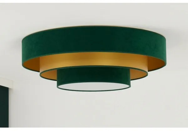 Duolla - Plafoniera LED LUNETA LED/26W/230V diametro 60 cm 4000K verde/oro