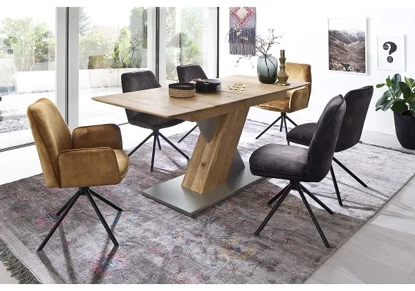 Set di 2 sedie da pranzo NEXORO, antracite