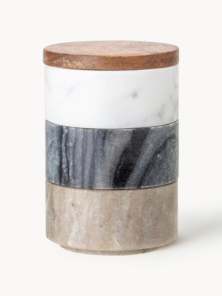 Set 3 barattoli in marmo Gatherings